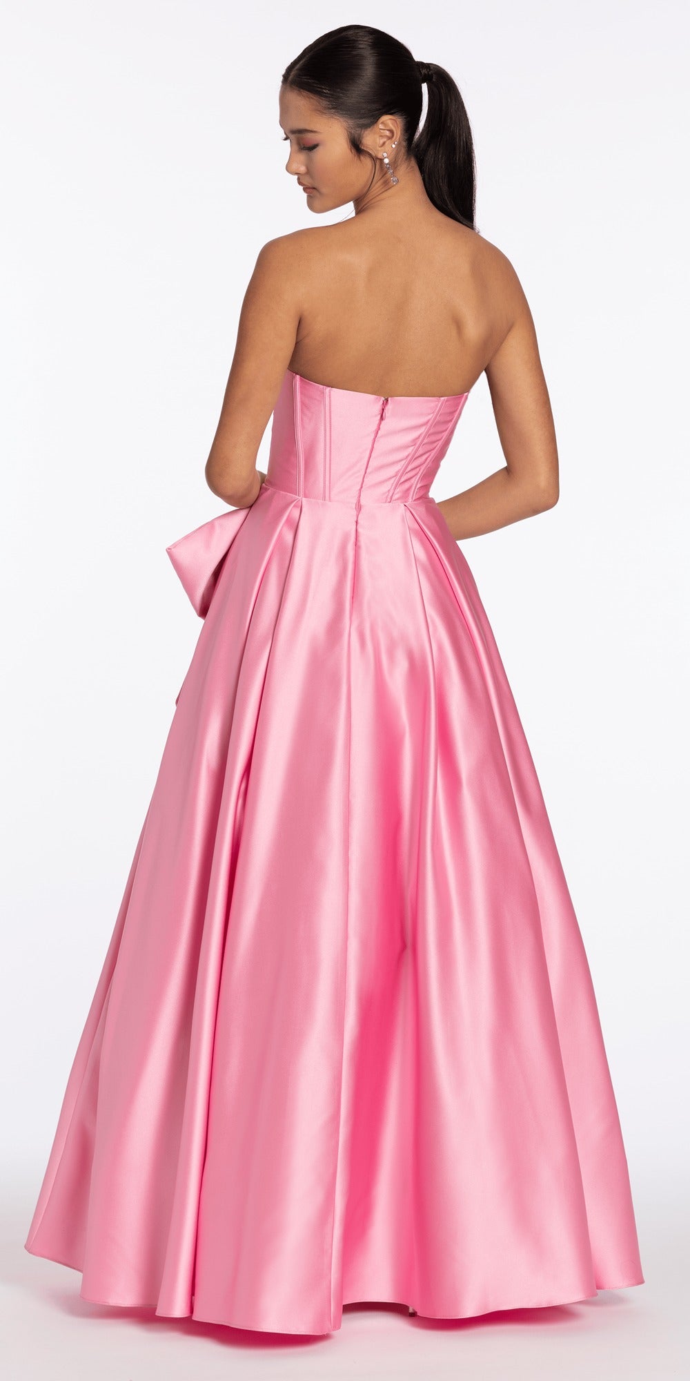 Strappy Back Embroidered Tiered Mermaid Dress