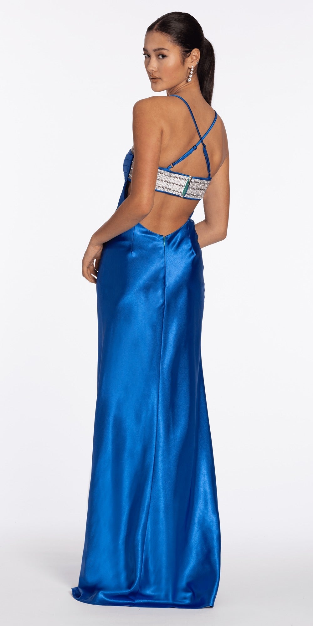 Glitter Corset Ballgown with Crystal Waistband