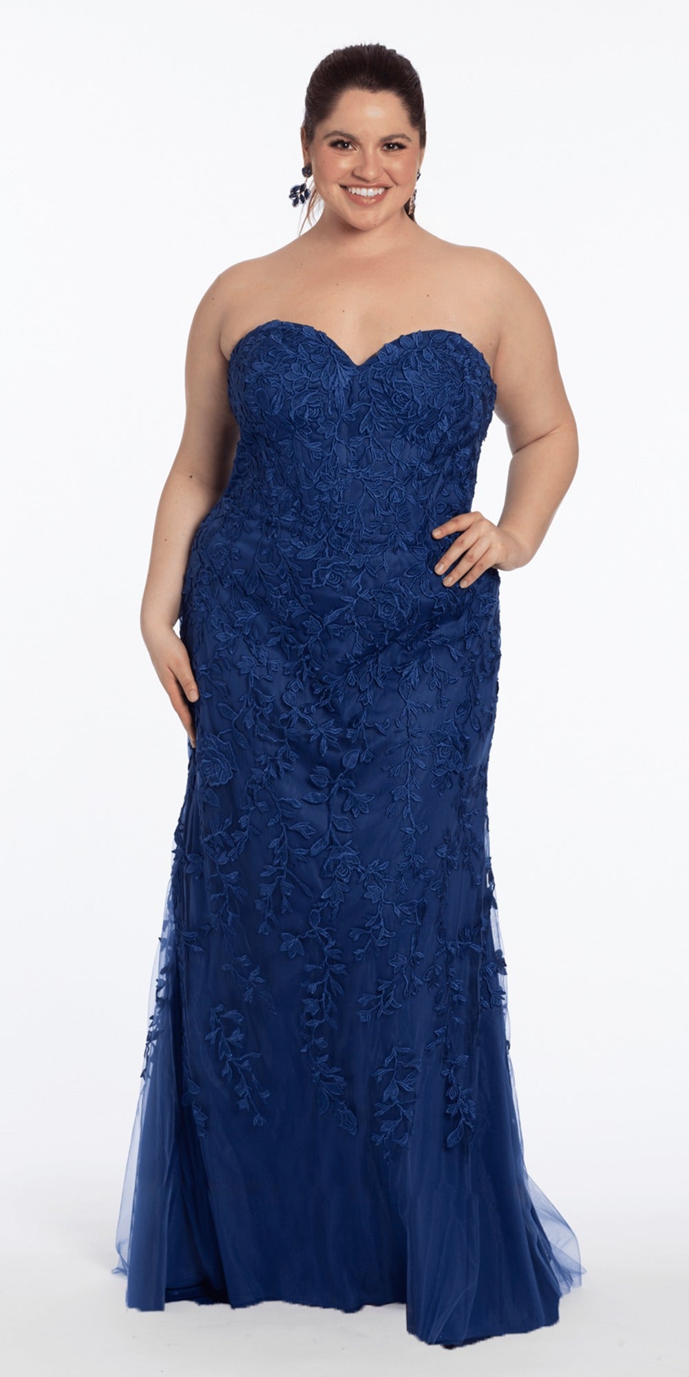 Chiffon Pleated Print Lace Up Back A Line Dress