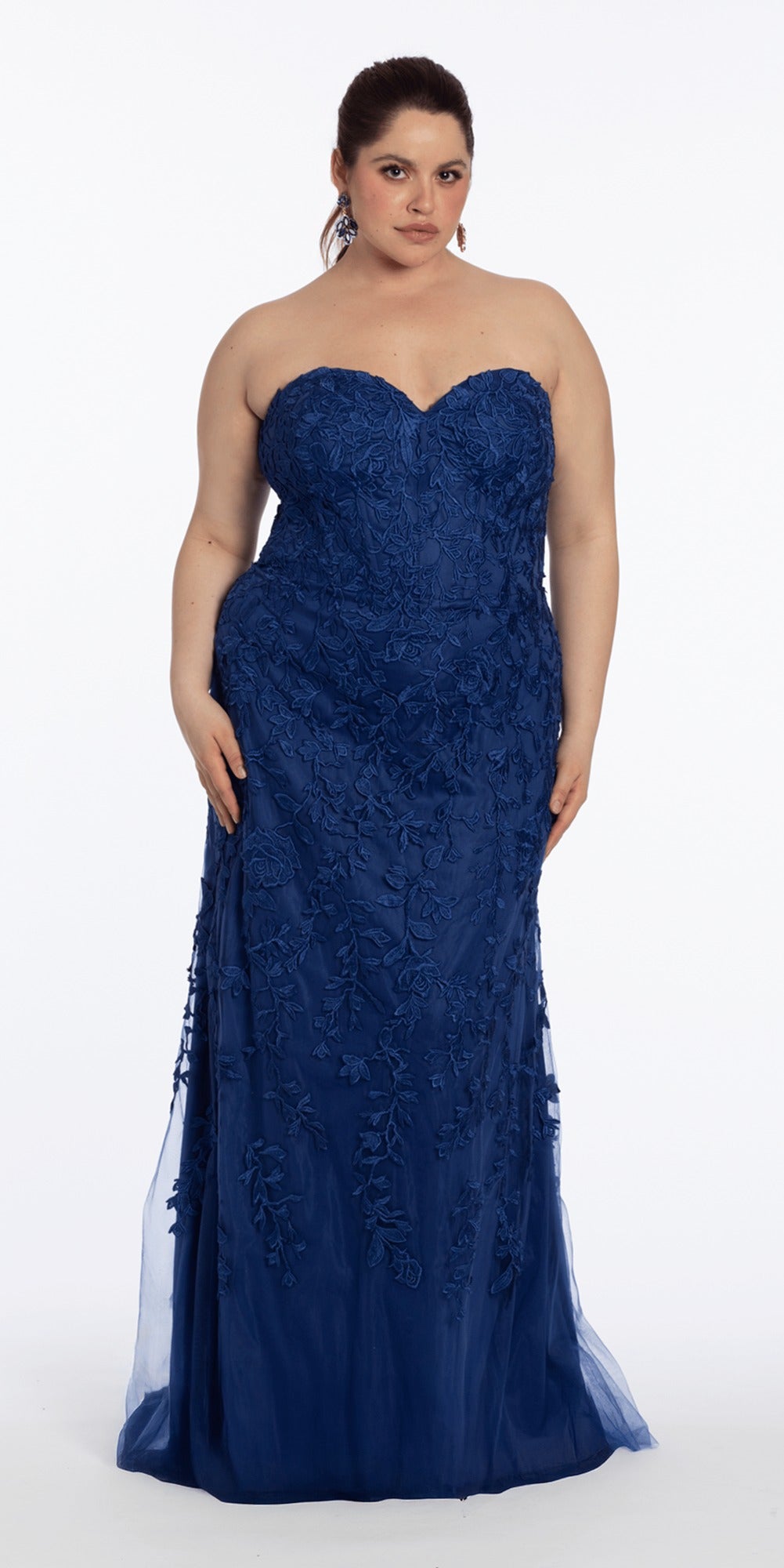 Chiffon Pleated Print Lace Up Back A Line Dress