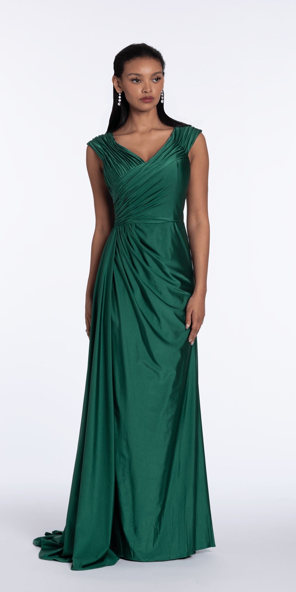 Sequin Glitter Illusion Sweetheart Corset Ballgown