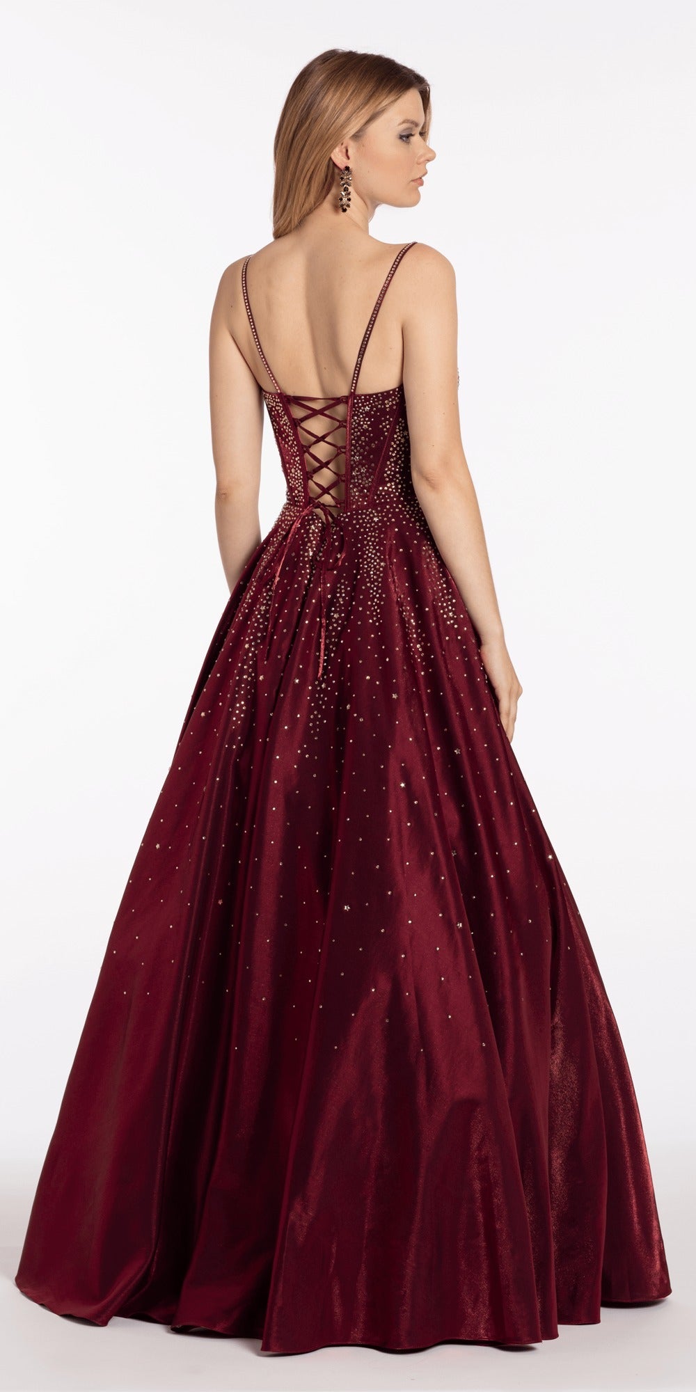 Strapless Beaded Embroidered Tulle Ballgown