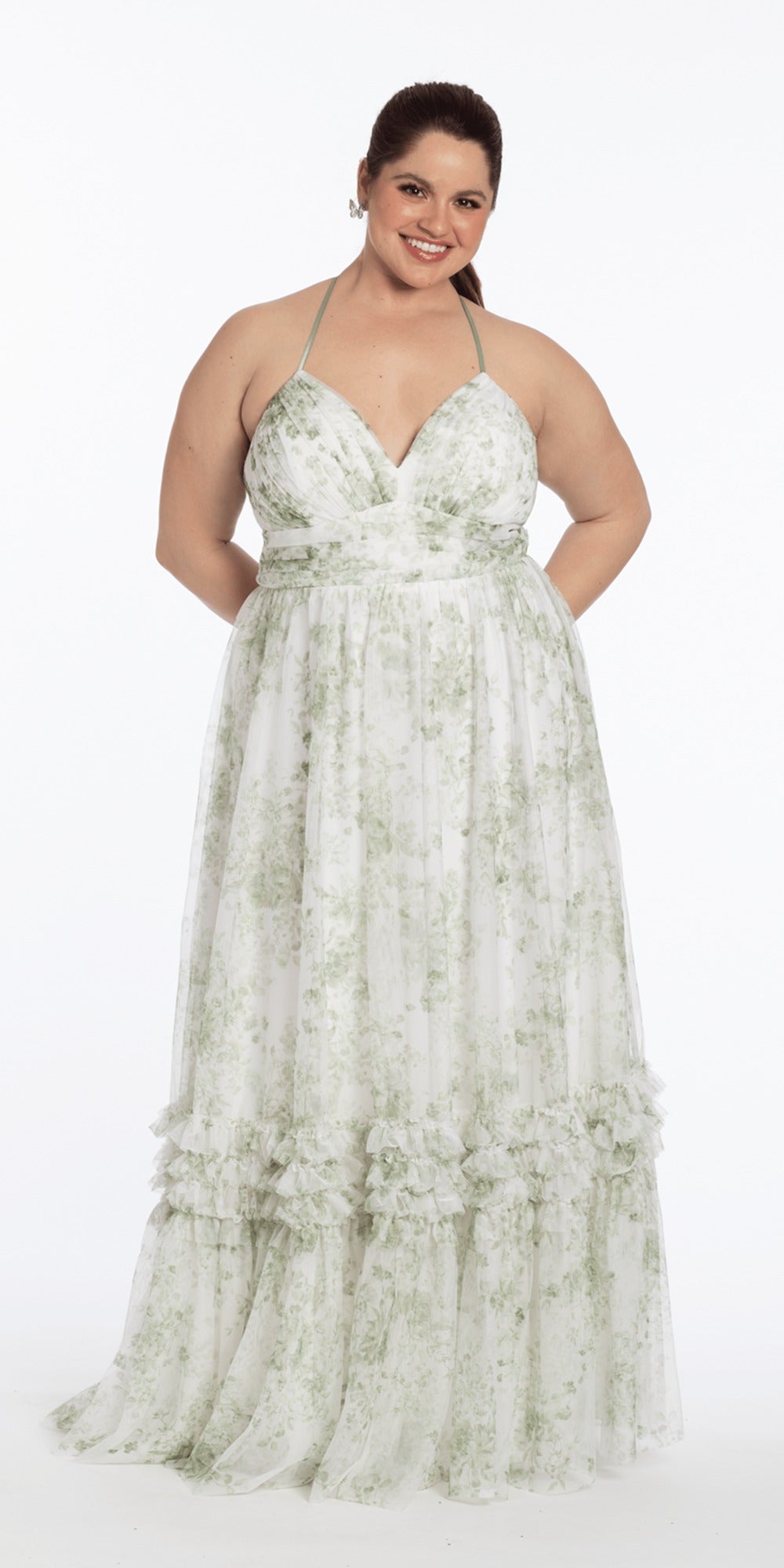 Strapless Sweetheart Glitter Corset Column Dress with Exaggerated Slit
