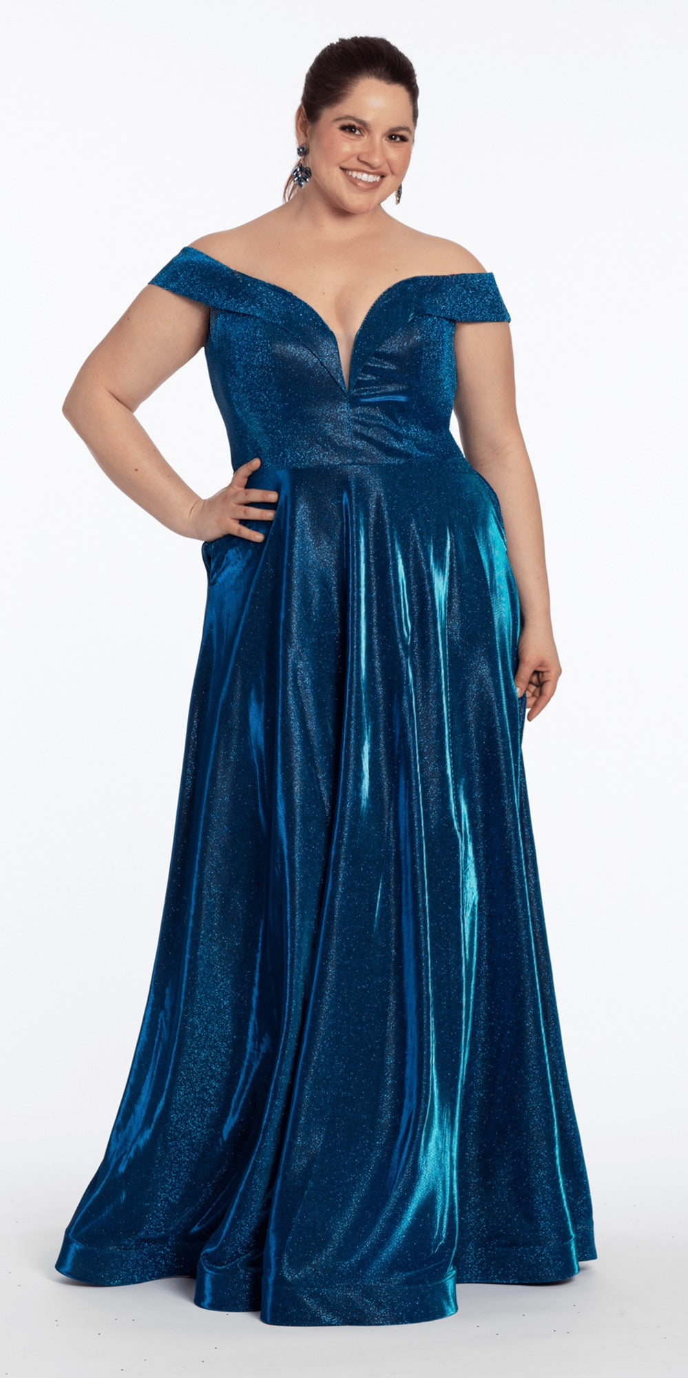 Chiffon Burnout Skater Dress with Asymmetrical Tiered Skirt