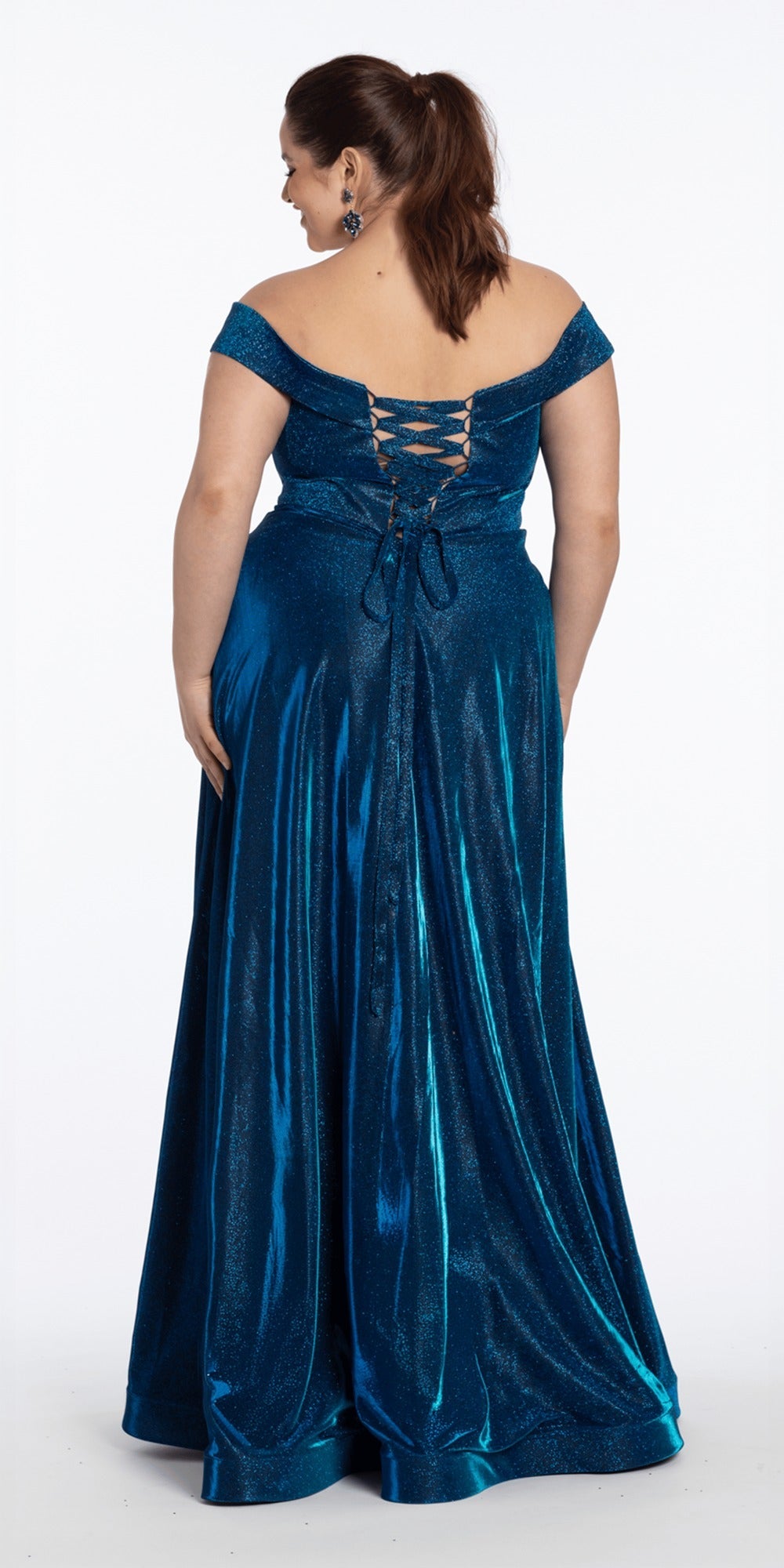 Chiffon Burnout Skater Dress with Asymmetrical Tiered Skirt