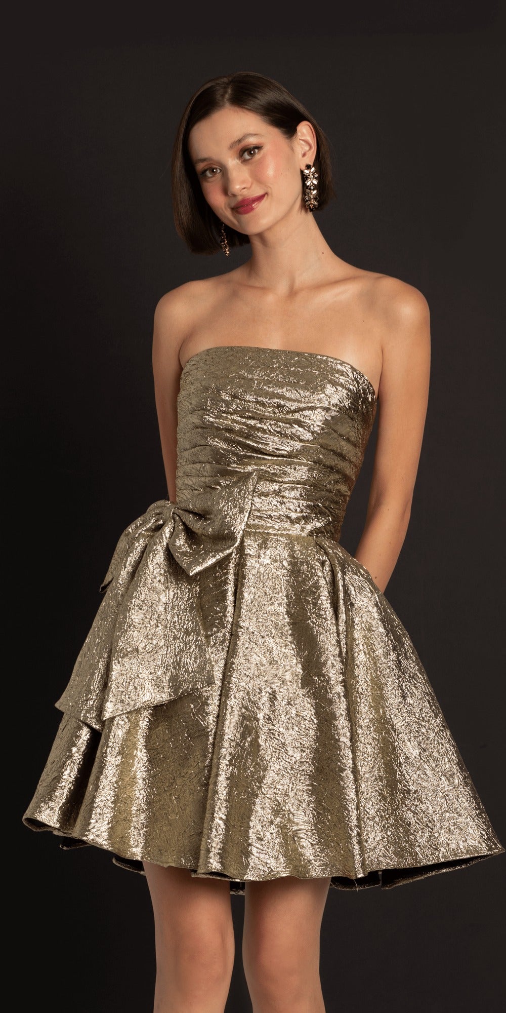 Satin Mermaid Sweetheart Dress - Missy