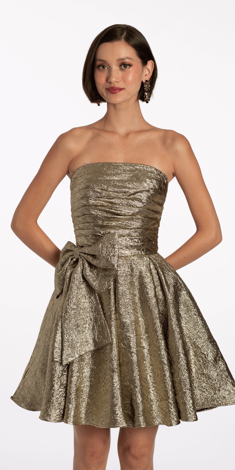Satin Mermaid Sweetheart Dress - Petite