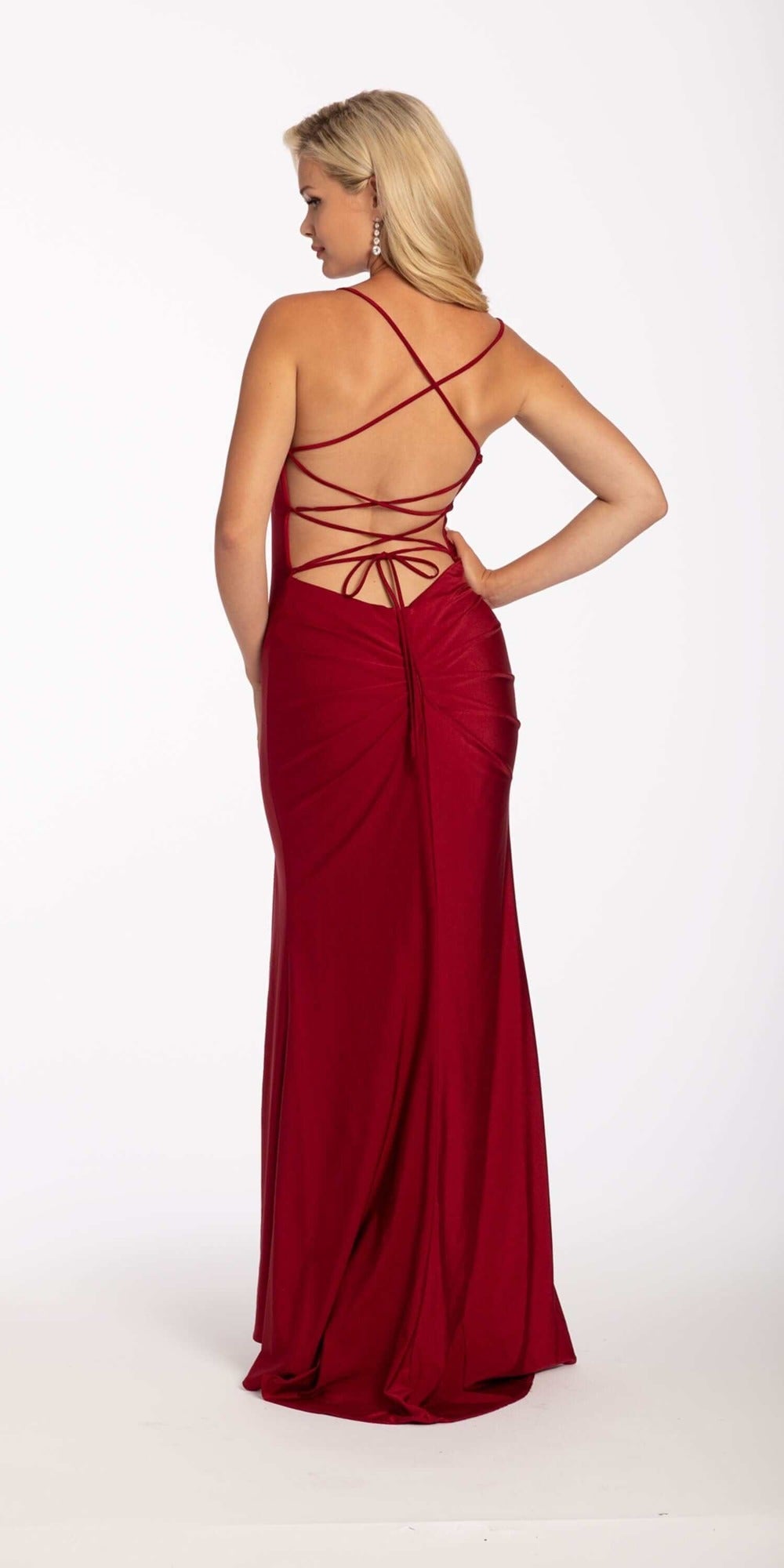 Floral Mesh Applique Corset A Line Dress