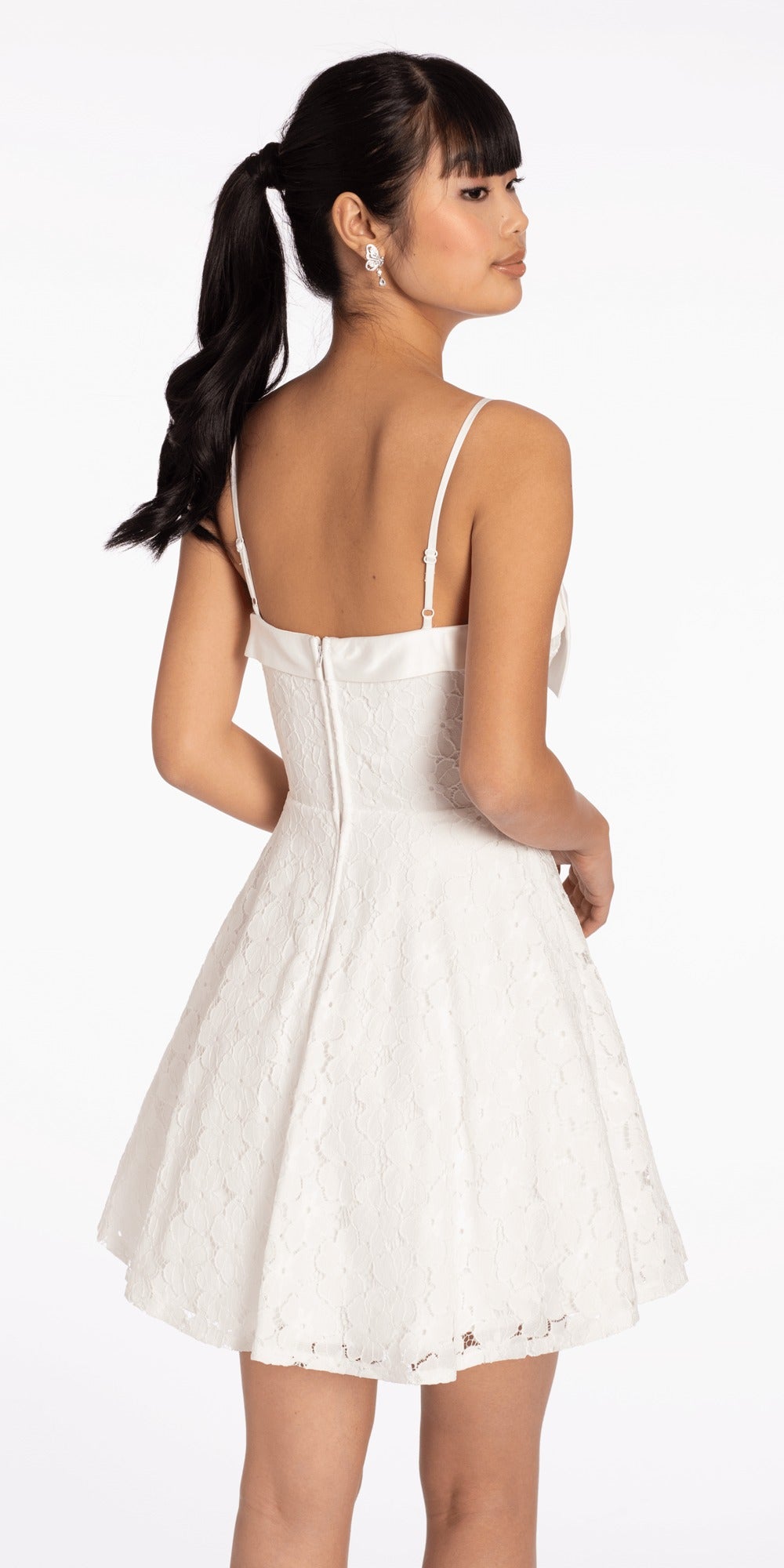 Glitter Corset Lace Up Back Mermaid Dress