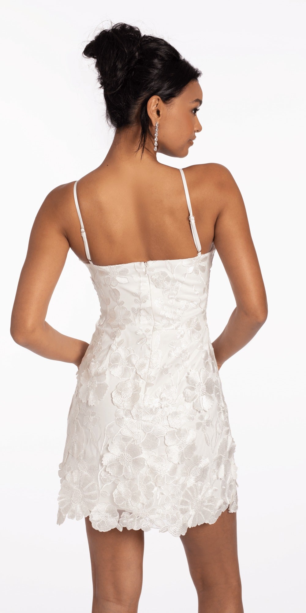 Glitter Peek-A -Boo Skater Dress