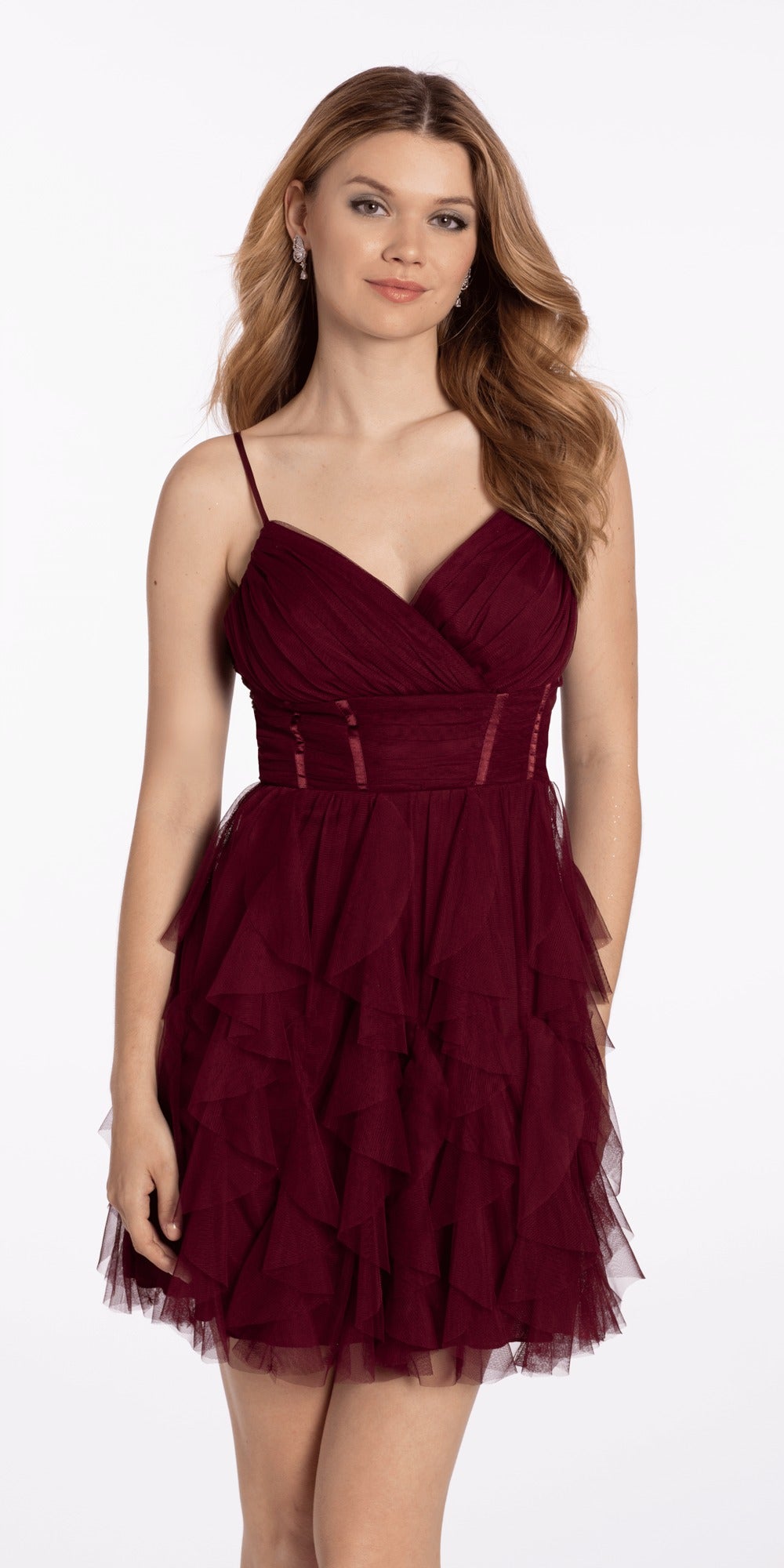 Sweetheart Pleated Foil Bodycon Dress with Side Sash