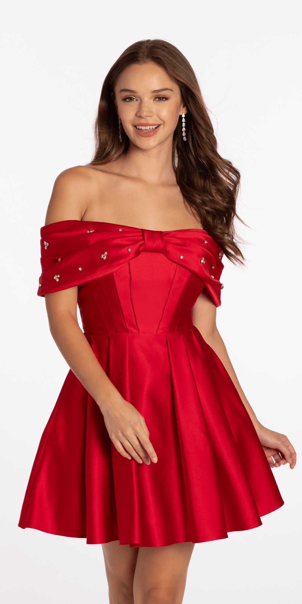 Sweetheart Glitter Corset V Back Mermaid Dress