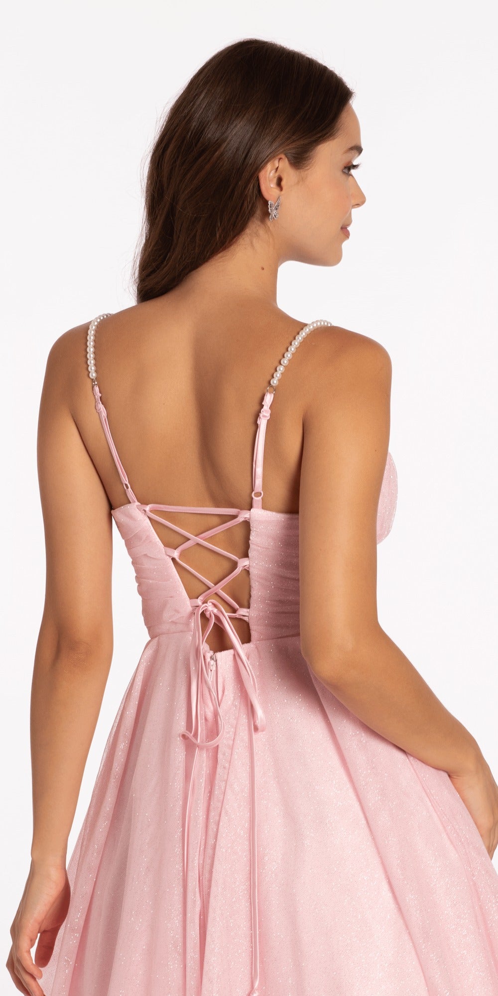 Sweetheart Floral Embellished Corset Corkscrew Ballgown