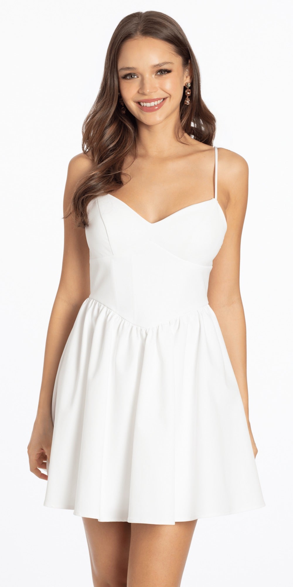 Strapless Pleated Taffeta Ballgown with Side Bow