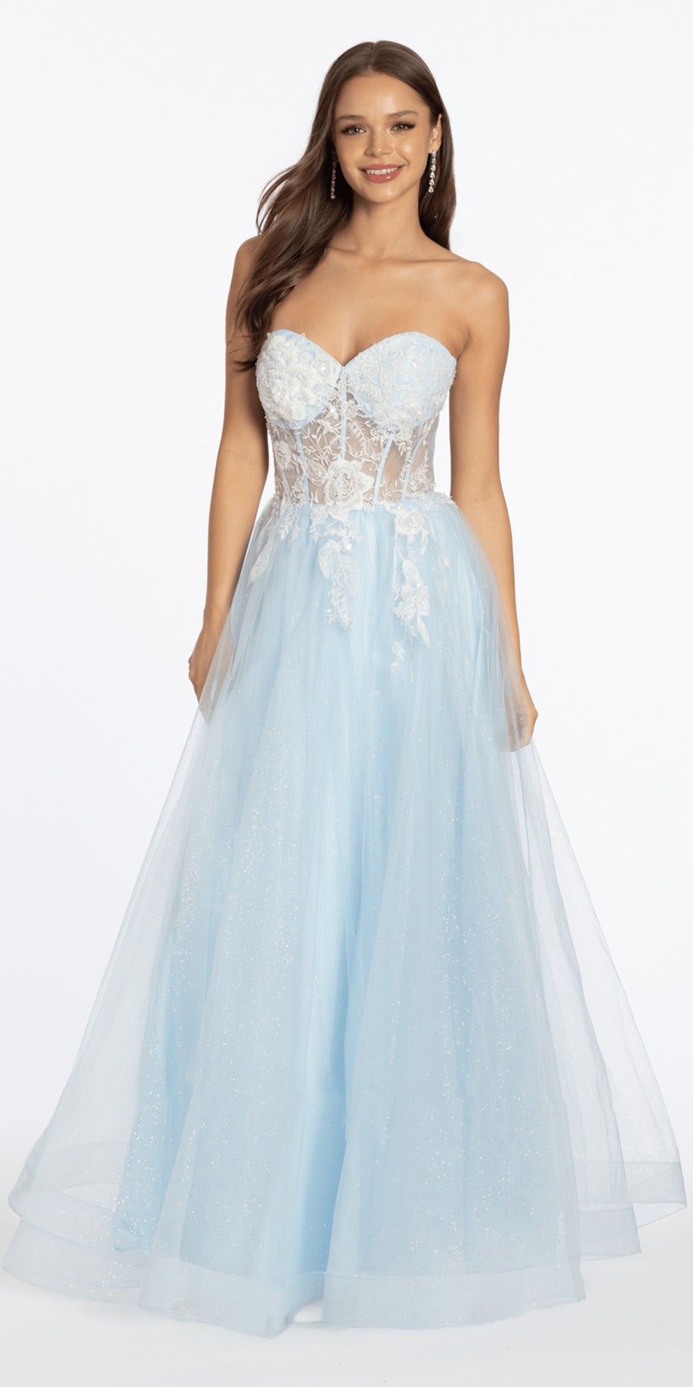 Rhinestone Open Heart Back Scuba Skater Dress