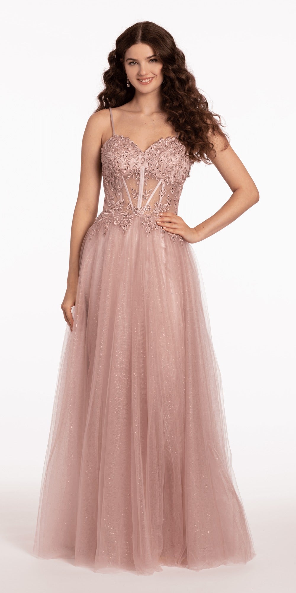 Strappy Back Glitter Bodycon Dress with Ruching