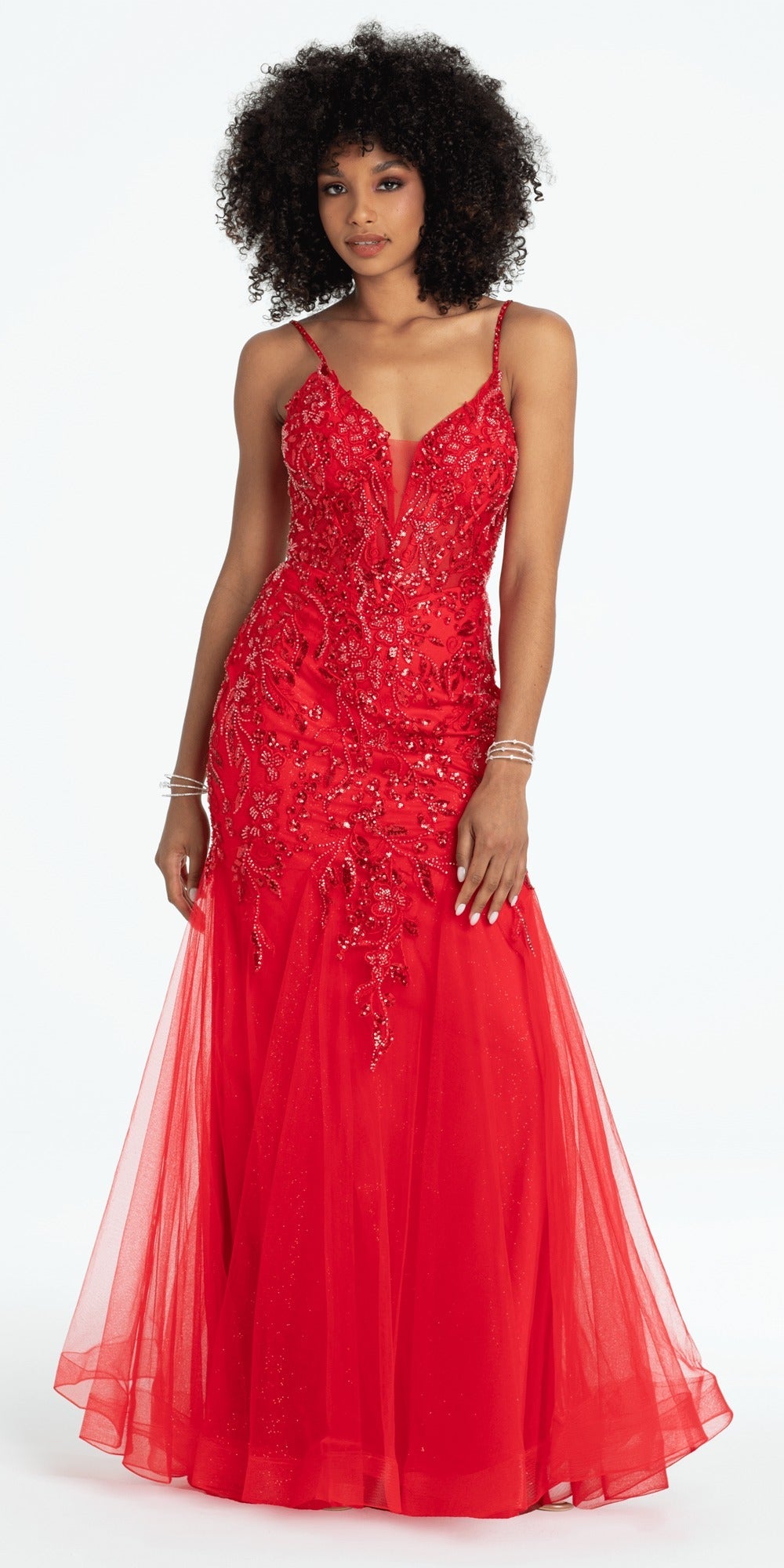 Sweetheart Glitter Mesh Lace Up Back Skater Dress with Pockets