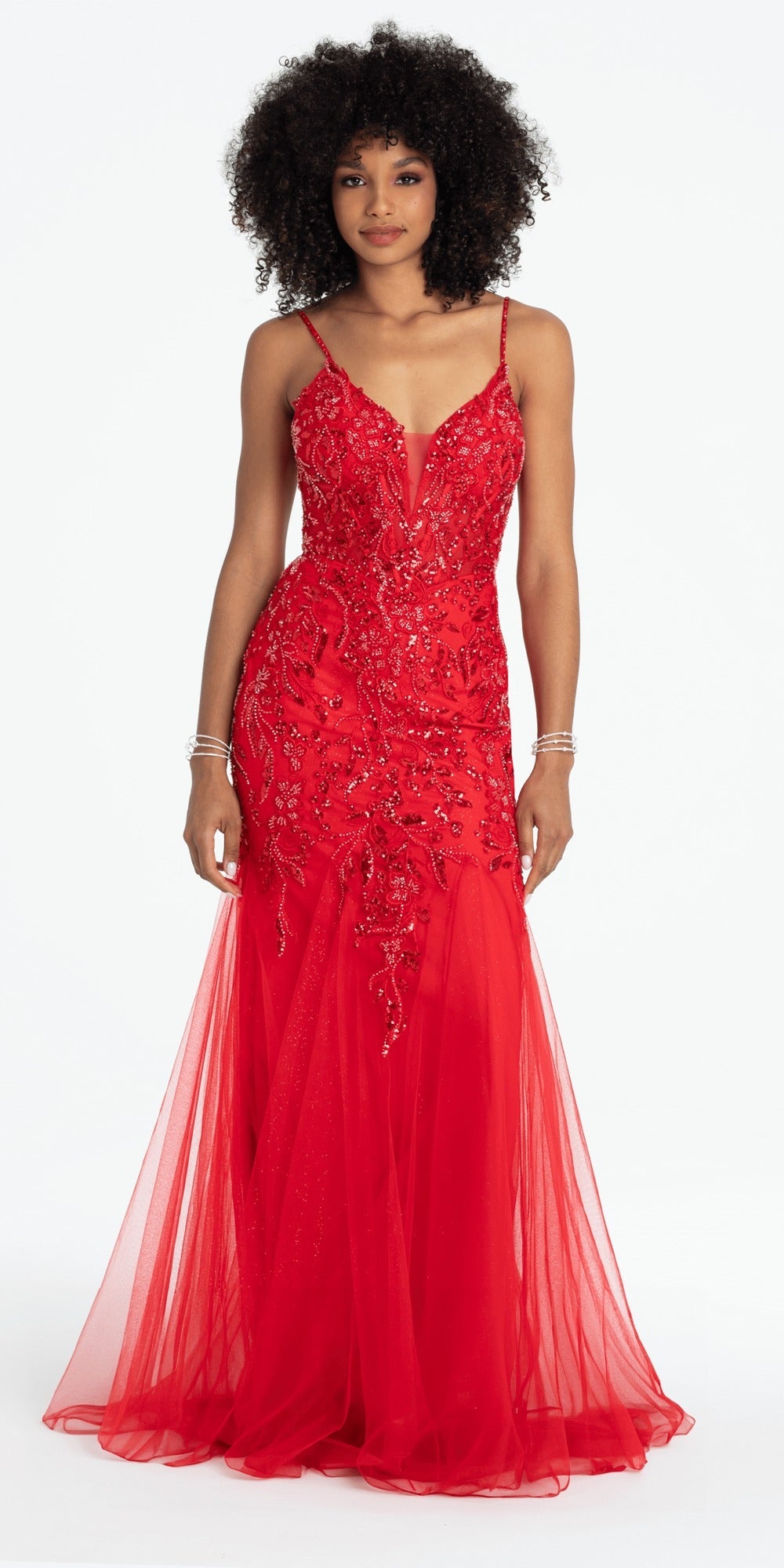Sweetheart Glitter Mesh Lace Up Back Skater Dress with Pockets