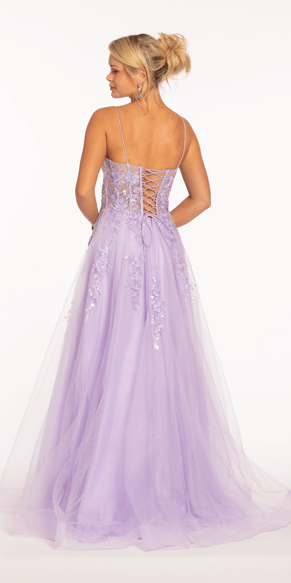 One Shoulder Scuba Column Dress with Overskirt