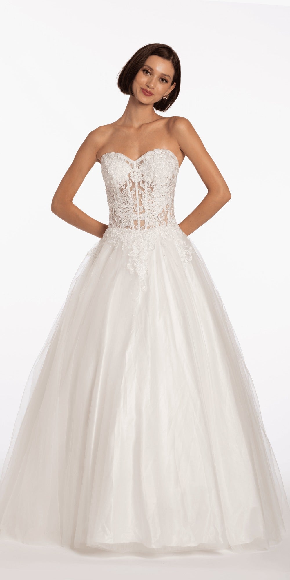 Satin Drape One Shoulder Short Sleeve Crepe Trumpet Dress