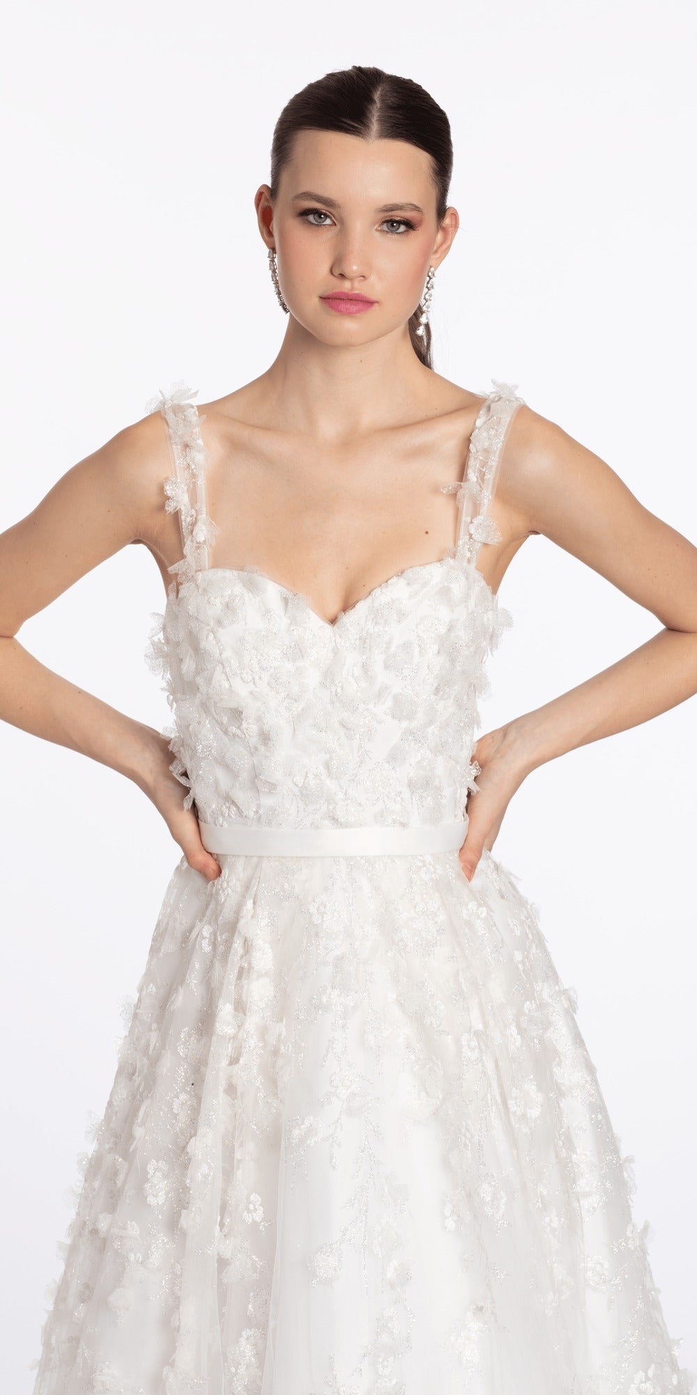 Rhinestone Sweetheart Corset Sequin Column Dress with Shawl
