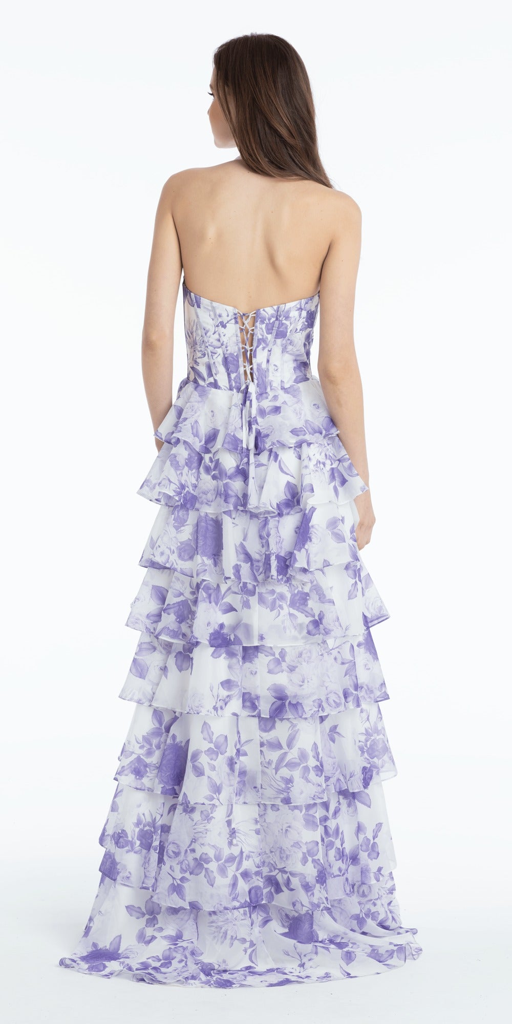 Square Neck Satin Ballgown with Pockets